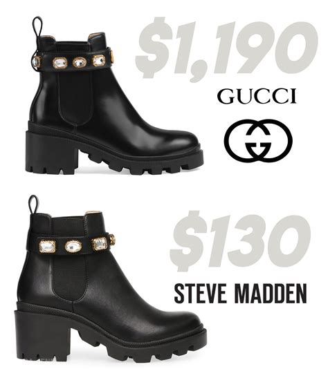 gucci snake boots steve madden|gucci boots dupe.